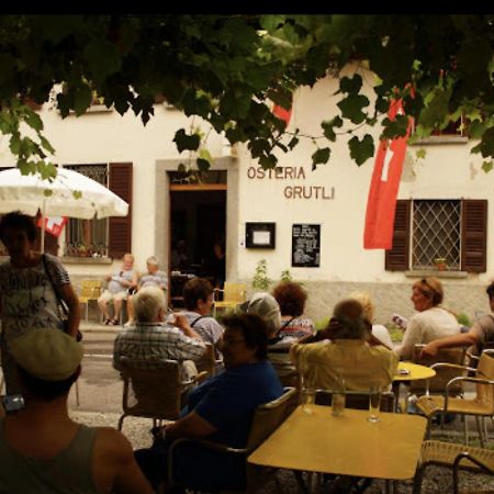 Osteria Gruetli Con Alloggio Borgnone المظهر الخارجي الصورة