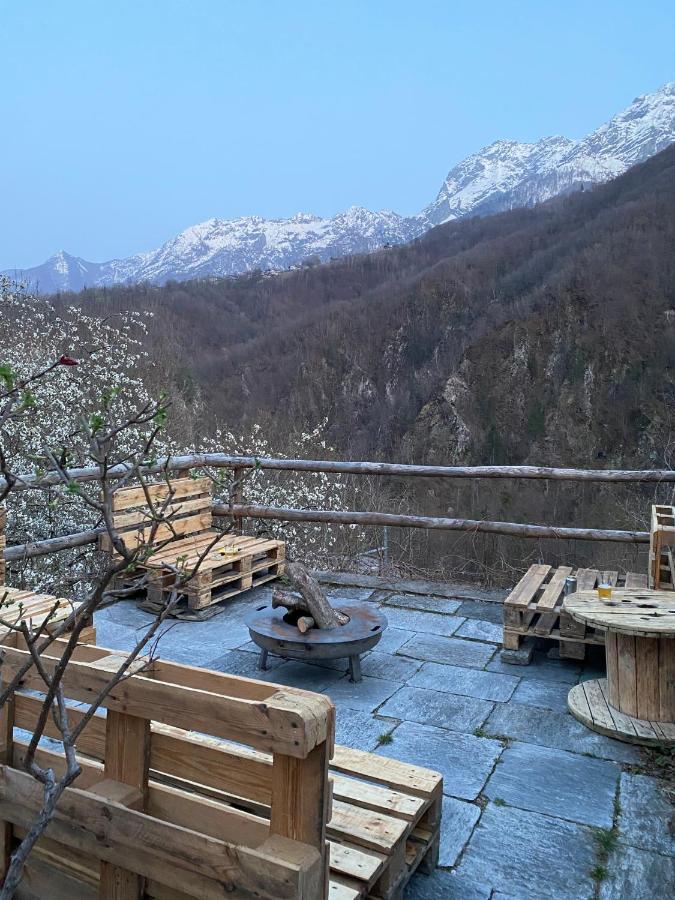 Osteria Gruetli Con Alloggio Borgnone المظهر الخارجي الصورة